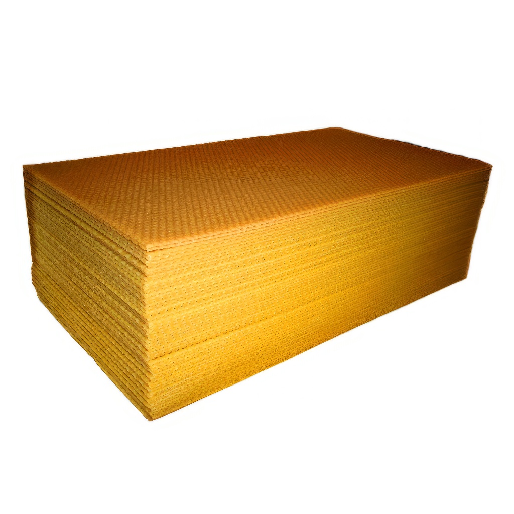 Láminas de cera estampada Langstroth 2/3 (159) - 424x136 mm